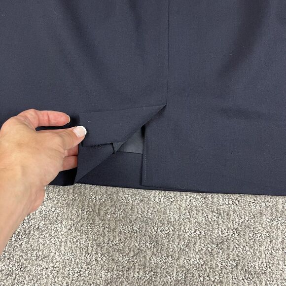 Vtg Classiques For Nordstrom Skirt Womens 12 Black Wool High Waist Career Japan - Picture 4 of 8